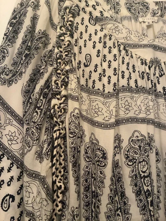 En Crème boho peasant blouse with feminine details size S - Picture 3 of 5